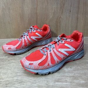 New Balance 890 Running Shoes Women’s 7B Orange Silver Sneakers